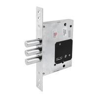 БУЛАТ ЗВ8-8.60.00.3(16).08 хром сувальд  б/о б/наклад 5кл. B2B Замок врезной для метал.  дверей (20)