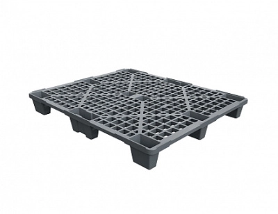 Легкий перфорированный пластиковый поддон 1200х1000 на ножках