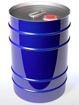 Барабан металлический 27л с крышкой берикап, арт.: БМ 27 с ребром, код: 23791