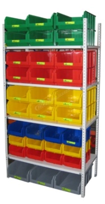 Стеллаж полочный с ящиками СТ (СУ) комплектация 5