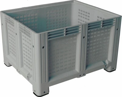 Big Box 1200x1000x580 мм перфорированный на ножках, арт. D-Box 1210 P (580) серый, код: 18976