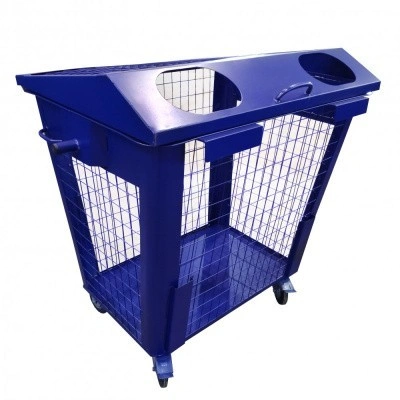 Мусорный контейнер на колёсах (800 л) сетчатый