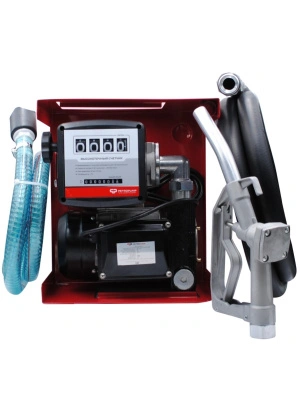 ACFD 80  - Перекачивающая станция для ДТ и керосина 230В (мех. счетчик, мех. пистолет), 80 л/мин