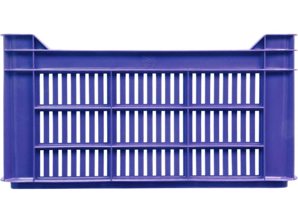 Ящик перфорированный 500×300×264, арт.: 112, объём 39.6, синий, код: 01541