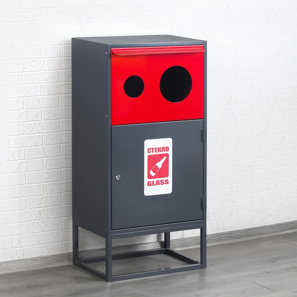 Контейнер для раздельного сбора отходов КРС-800-3 СТЕКЛО