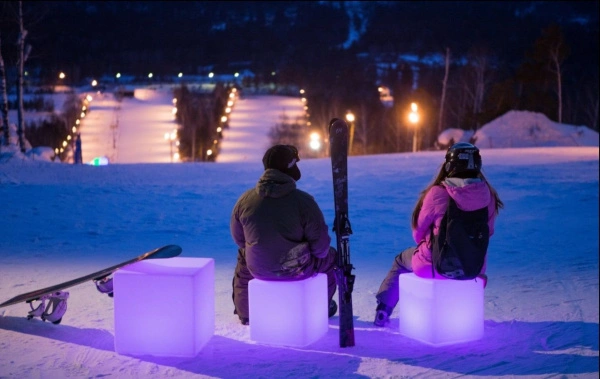 Светящийся куб Piazza 300 мм Белая подсветка, без крепления