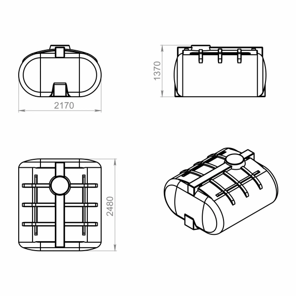 Мобильная Мини АЗС G5000U 12V 