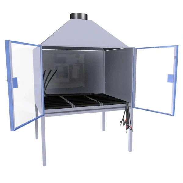 Шкаф для аккумуляторов ШМА-05-02 800x660x1300 мм Синий