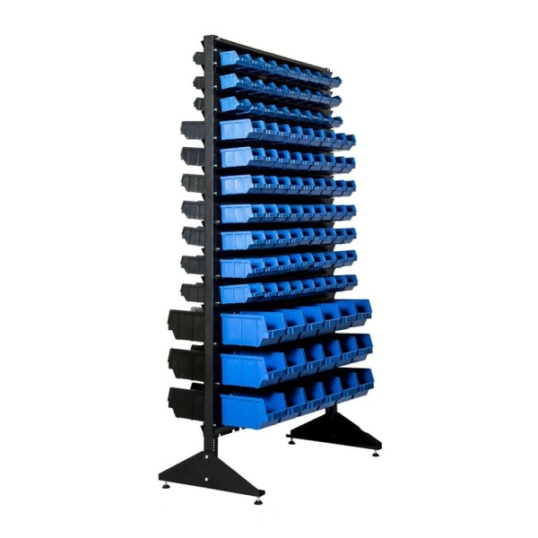 Стеллаж с пластиковыми ящиками 1802-3/7/3 CH-S