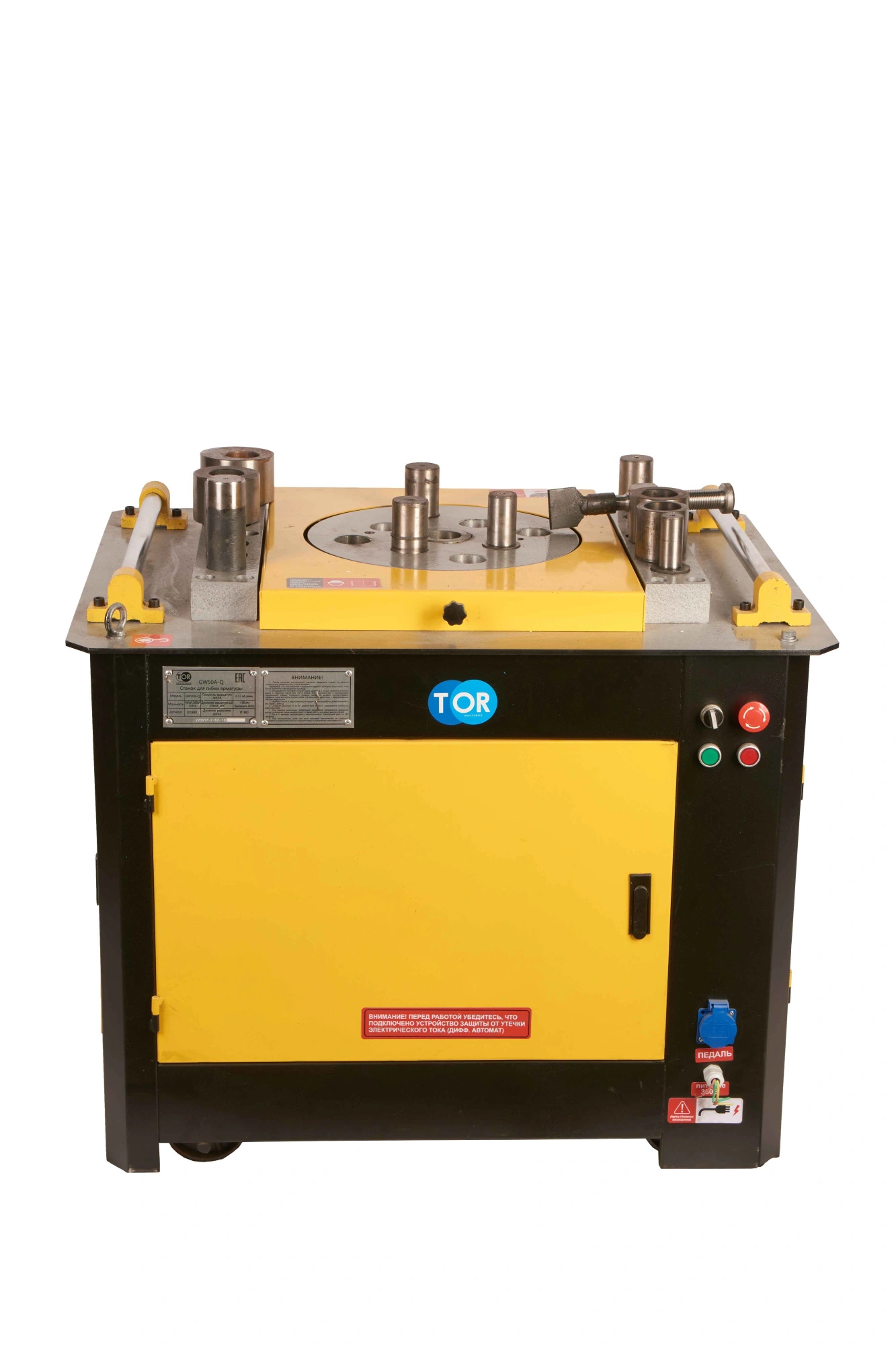 Станок для гибки арматуры 50/42мм 4кВт с доводчиком TOR GW50A-Q