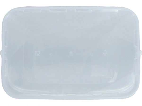 Ведро п/п 5,8л. прямоугольное, с прозрачной крышкой, с ручкой пластик, код: 37376