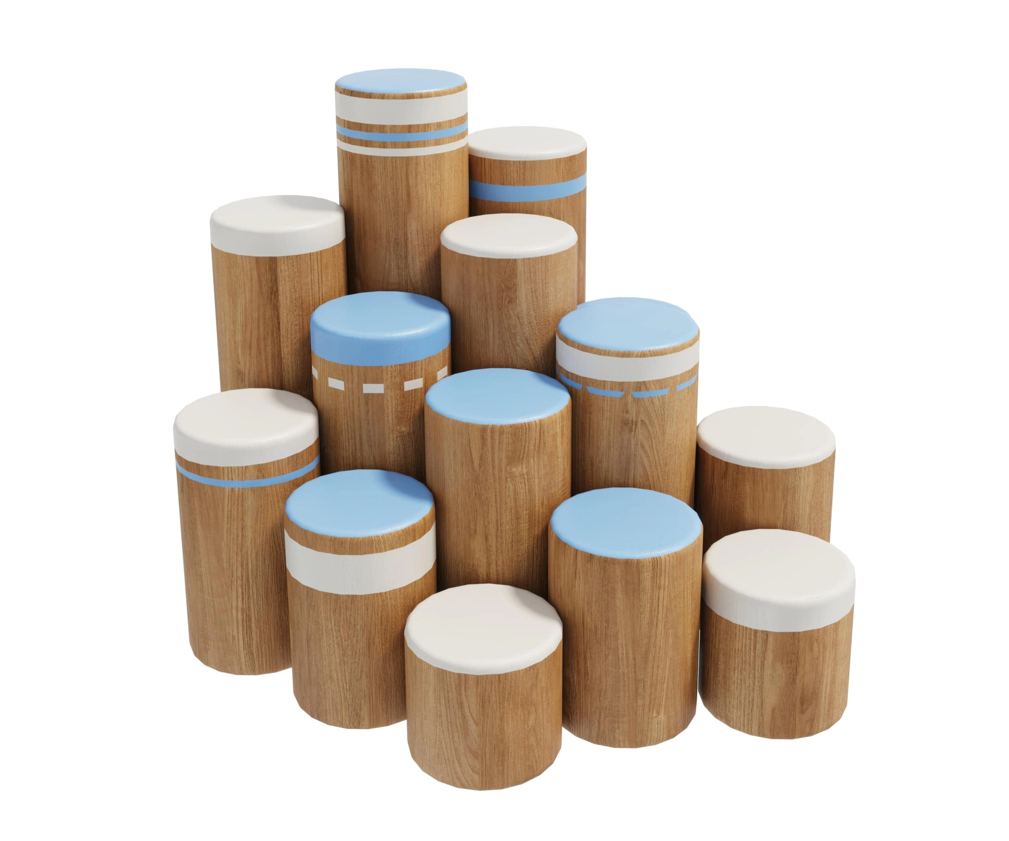 Пирамида из бревен HARDWOOD «Джуба»