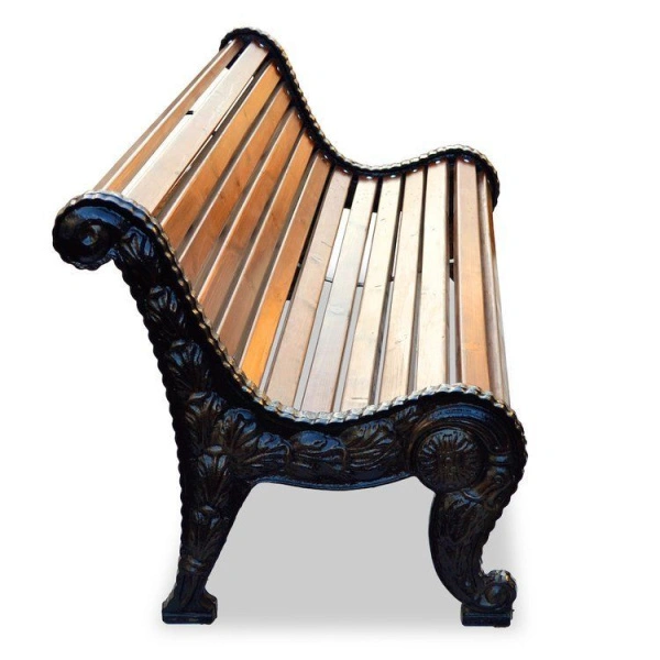 Скамейка чугунная «Городская роща» 2,0 м (2 опоры)