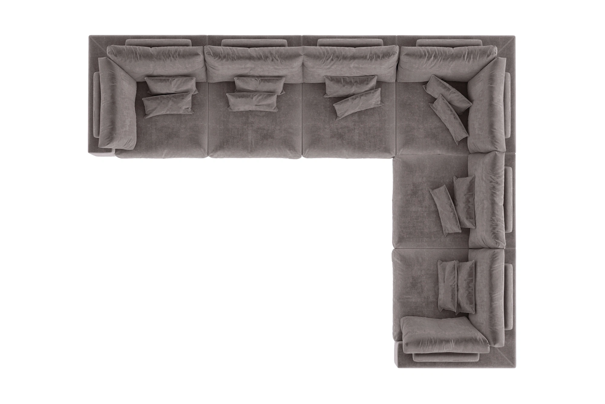 Диван Элизиум 6 модулей Вельвет-люкс - премиум