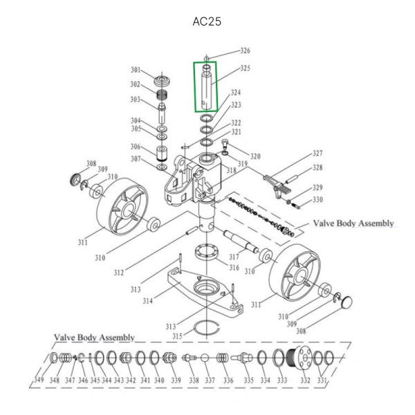 Шток гидроцилиндра для гидравлических тележек JC20