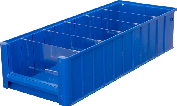 Ящик сплошной 600×234×140 мм, объем 19.66 л., арт.: SK 6214, синий, код: 12385