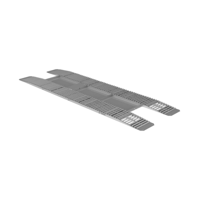 Эстакада разборная металлическая "Комфорт", 8м, грузоподъемность 50т, серая