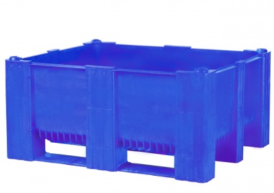 Большой пластиковый контейнер модель 1000 ACE SH -540, 1200х1000х540 мм сплошной, на полозьях