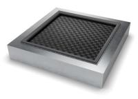 Батут с полотном из ремней «Mevik Plus S-1500» квадрат